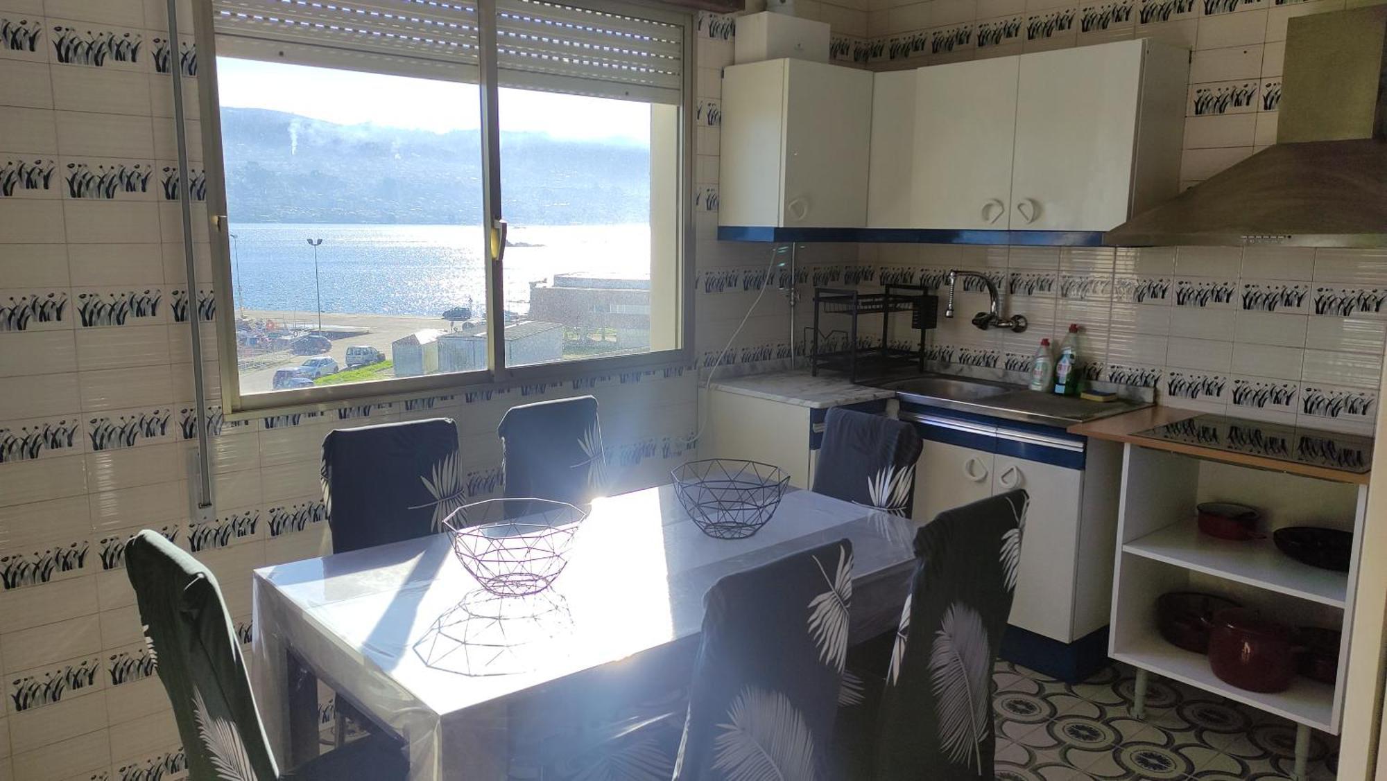 Piso Palmas Moaña Exterior foto
